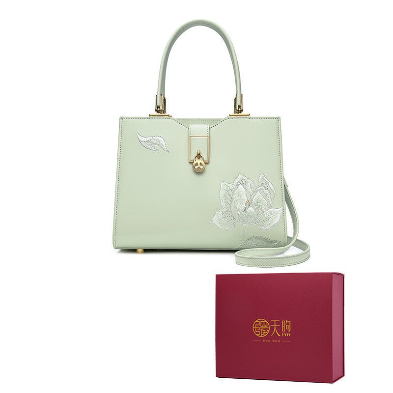 Creative Simple Chinese Style Handbag Light Green