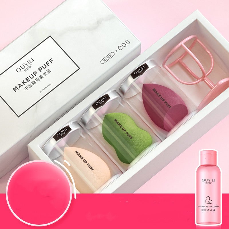 Cushion Beauty Egg & Gourd Sponge Puff Set: Essential Makeup Tools 5style