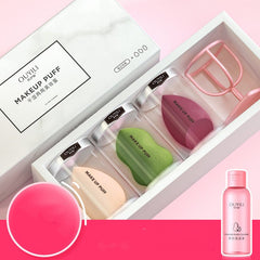 Cushion Beauty Egg & Gourd Sponge Puff Set: Essential Makeup Tools 5style