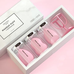 Cushion Beauty Egg & Gourd Sponge Puff Set: Essential Makeup Tools 4style