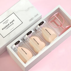 Cushion Beauty Egg & Gourd Sponge Puff Set: Essential Makeup Tools 3style