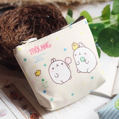 Cute Creative Personalized Cartoon Ladies Short Wallet Rice Nuomi Rabbit