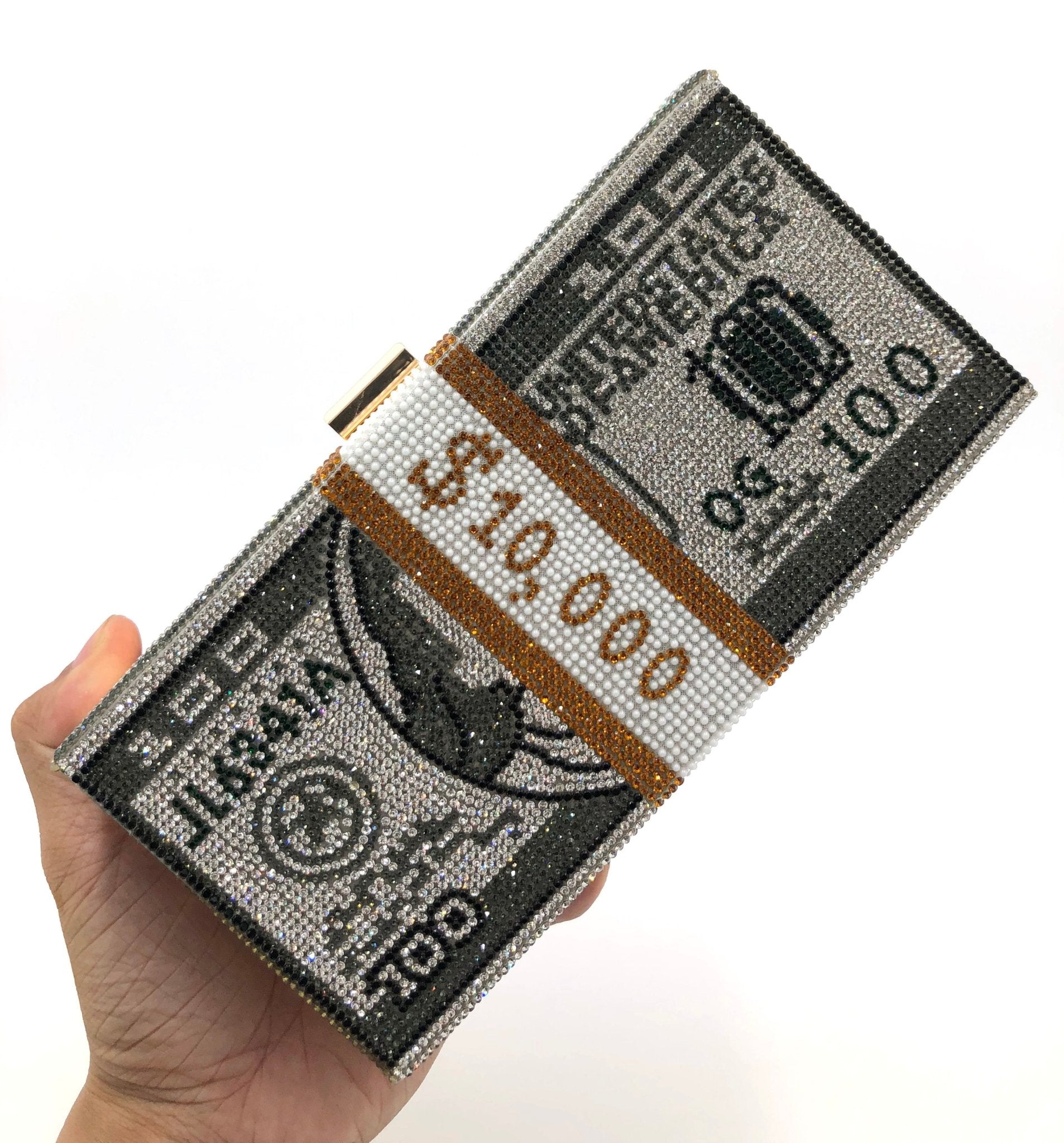 Dollar Print Clutch Messenger Bag for Stylish Fashion Statements Pink