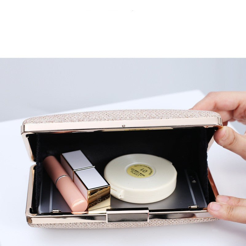 Elegant Evening Clutch for Formal Dresses Champagne