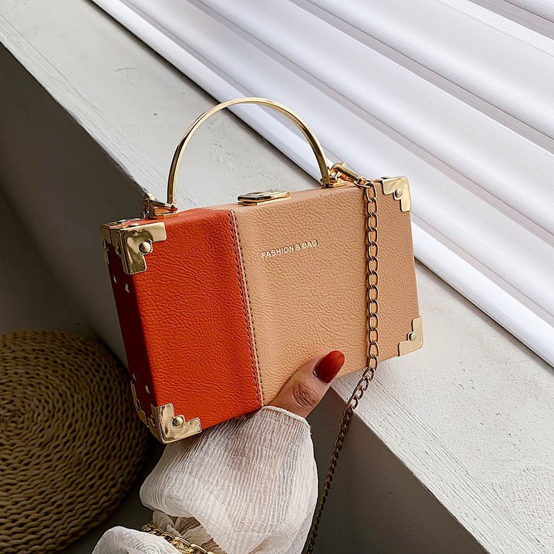 Elegant Handle Clutch Bag for Ladies - Perfect for Parties Orange
