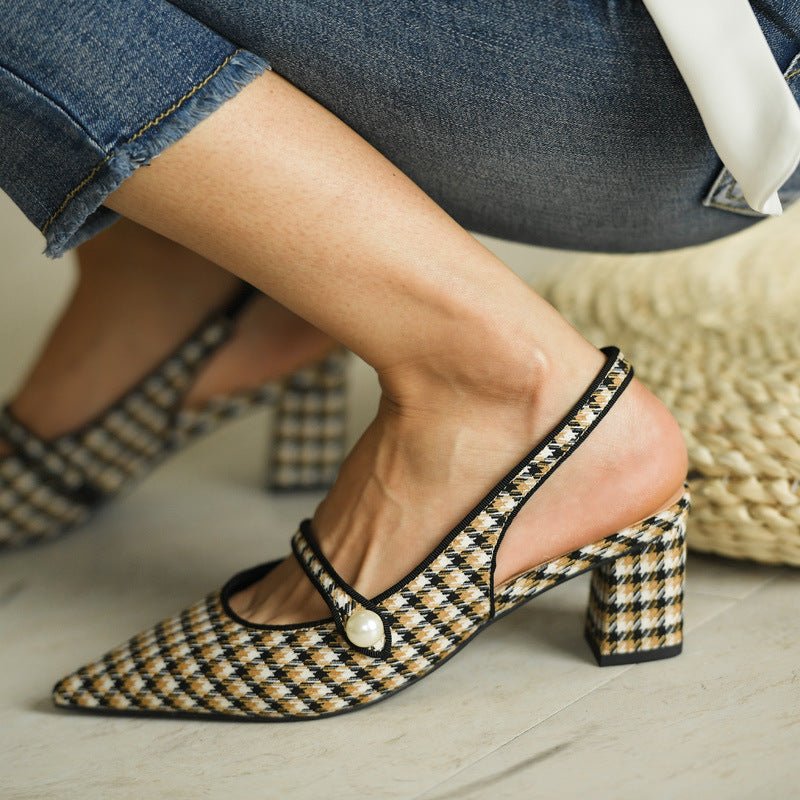 Elegant High - Heeled Shoes – Elevate Your Style with Timeless Sophistication Photo Color