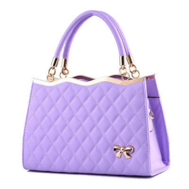 Elegant Ladies Clutch Handbag - Stylish and Versatile Design Light Purple