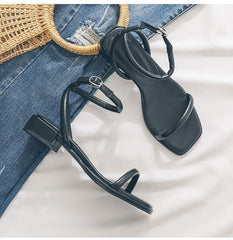 Elevated Style Women's Minimalist Trendy Sandals New Summer Retro Beige
