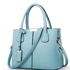 Europe & America Clutch - Female Shoulder Messenger Bag Light Light blue