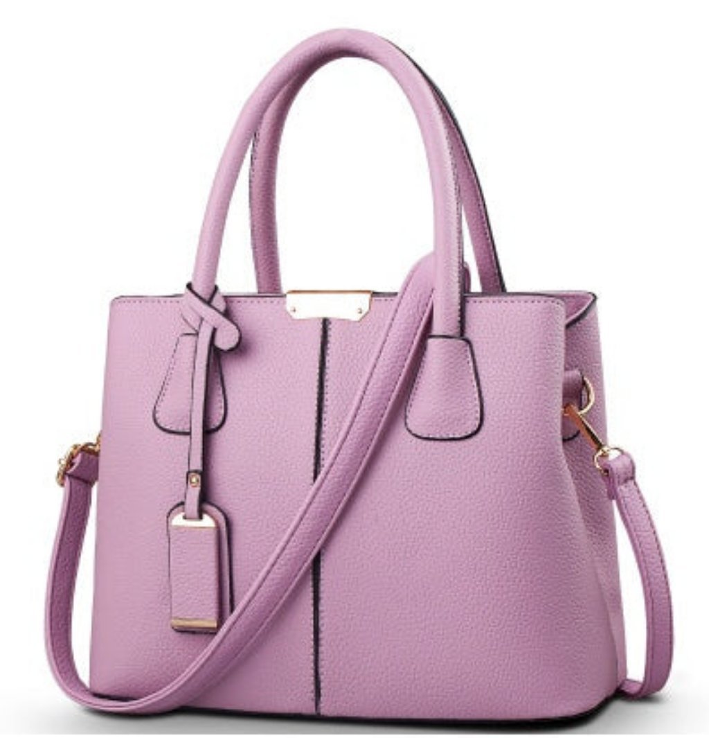 Europe & America Clutch - Female Shoulder Messenger Bag Purple