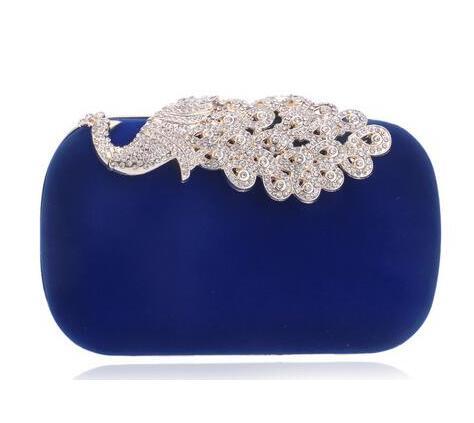 Evening dress clutch oval
