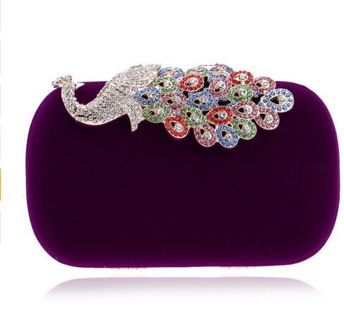 Evening dress clutch colorful