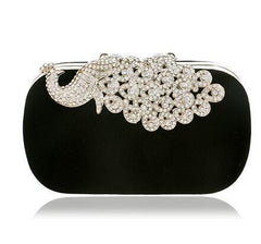 Evening dress clutch oval