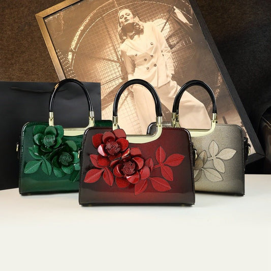 Fairy Flowers Hand Crossbody Bag with Everything Charm Gold