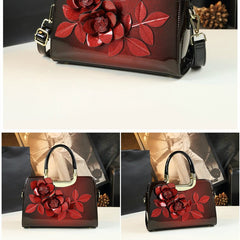 Fairy Flowers Hand Crossbody Bag with Everything Charm Gold
