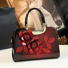 Fairy Flowers Hand Crossbody Bag with Everything Charm Green