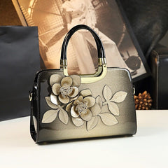 Fairy Flowers Hand Crossbody Bag with Everything Charm Gold