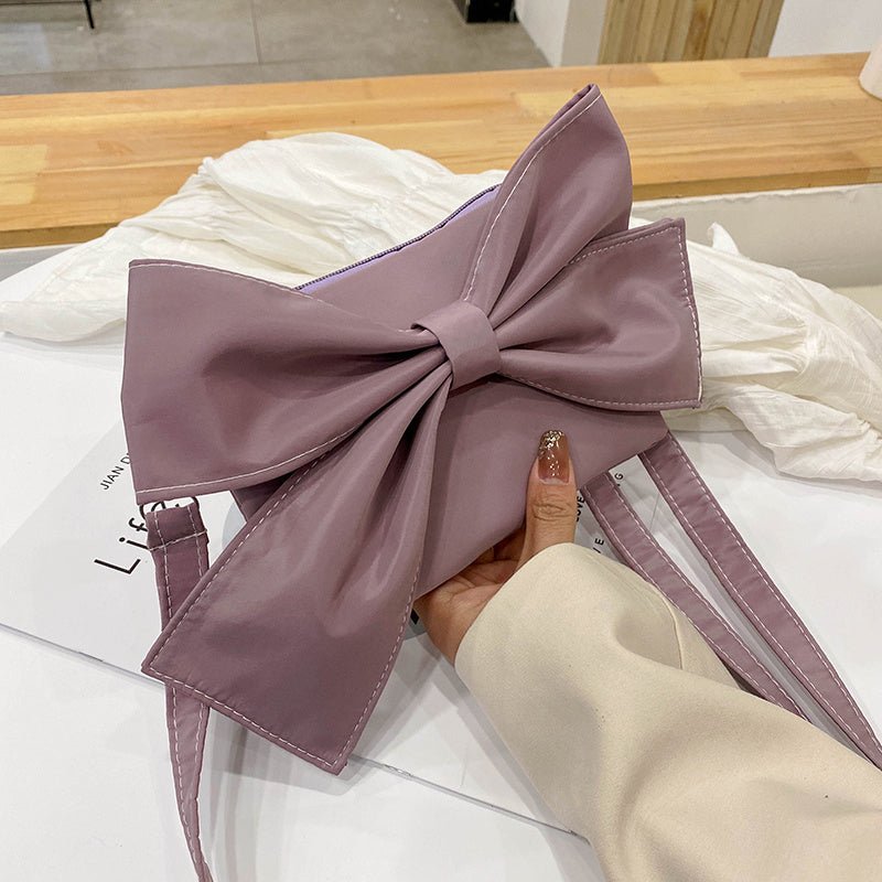 Fashion All - match Girl Single Shoulder Messenger Bag Women Purple