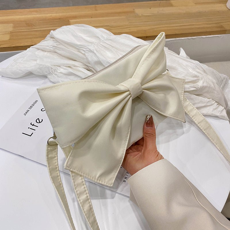 Fashion All - match Girl Single Shoulder Messenger Bag Women White