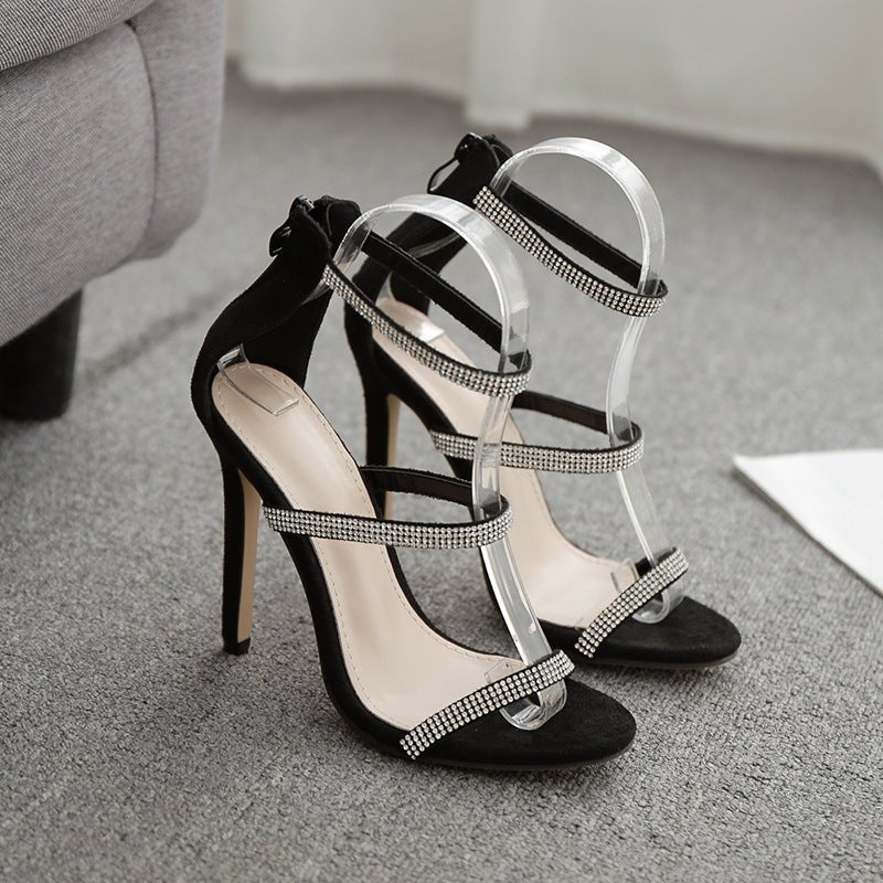 Fashion All - Match Sexy High Heels Black