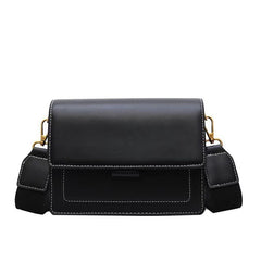 Fashion Broadband Chain Messenger Small Square Shoulder Bag Brown