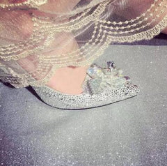 Fashion High Heels Crystal Slippers 5