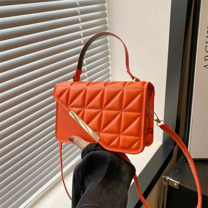 Fashion Rhombus Portable Crossbody Small Square Bag with Clutch Green