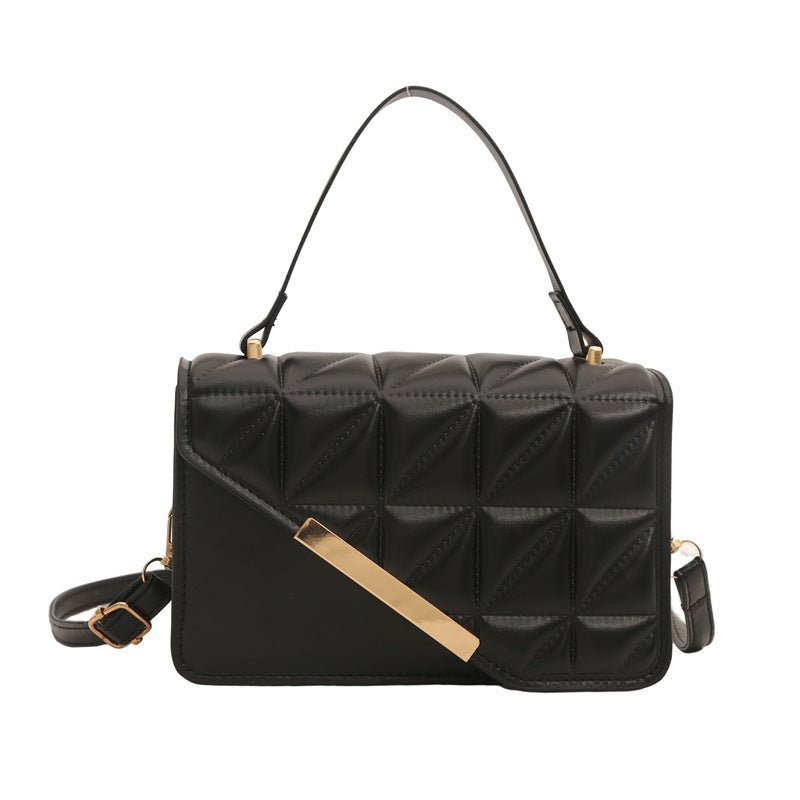 Fashion Rhombus Portable Crossbody Small Square Bag with Clutch Green