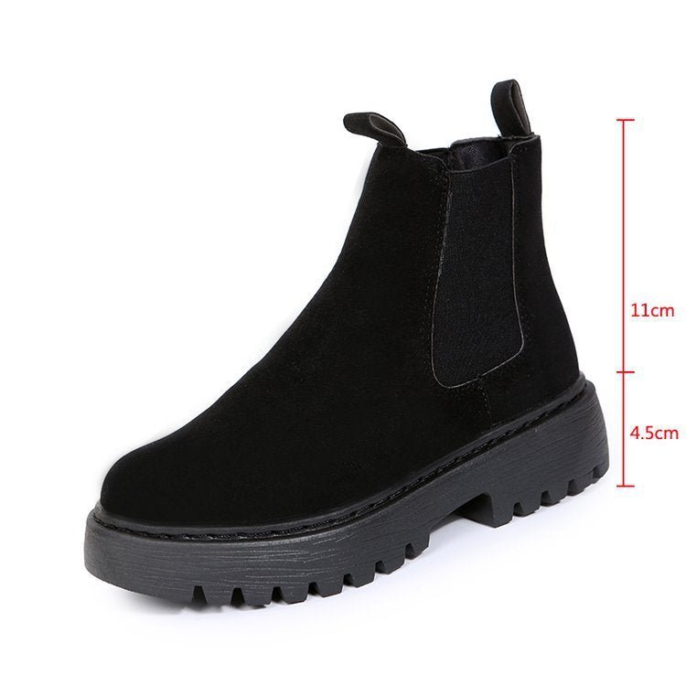 Fashion Short Martin Boots For Women Creamy White