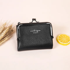 Fashion Simple Two - in - one Niche Certificate Card Holder Black