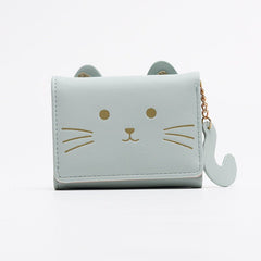 Fashionable Cartoon Coin Bag for Stylish Students Green