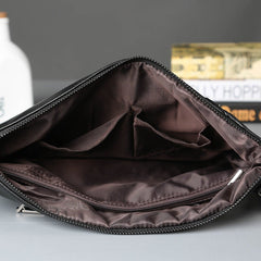 Fashionable rivet clutch Bag Black