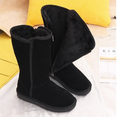 Fleece - lined Thickened Winter Shoes Black