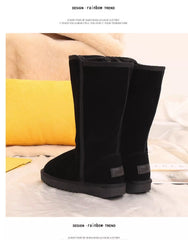 Fleece - lined Thickened Winter Shoes Black