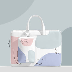 Girl's Cute Clutch Laptop Bag and Notebook Liner Blue plus power bag