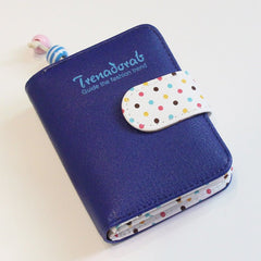 Girls Mini Coin Purse Clutch Cartoon Bag Navy Blue