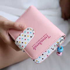 Girls Mini Coin Purse Clutch Cartoon Bag Pink