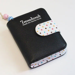 Girls Mini Coin Purse Clutch Cartoon Bag Black