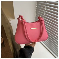 High - End Clutch Square Handbag for Women Pink