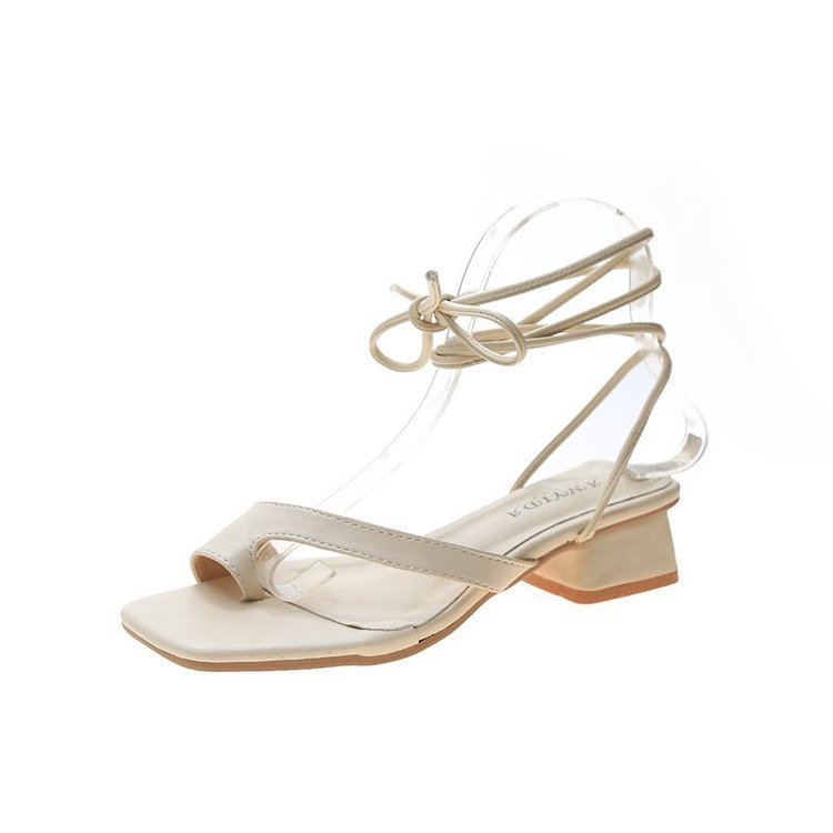 High heel strappy sandals Blue