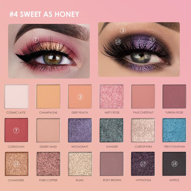 Honeyed Elegance Eyeshadow Palette - Sweet as Honey Delightful Glow default