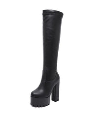 Knee - high boots for women Black