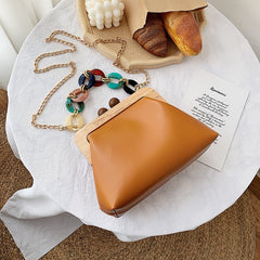 Korean Fashion Casual Clutch Shoulder Messenger Bag Yellow