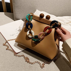 Korean Fashion Casual Clutch Shoulder Messenger Bag Black