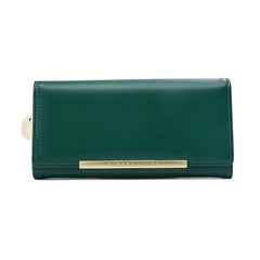 Korean style simple large holding clutch Green