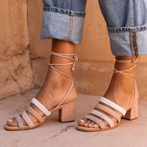 Ladies' High Heel Sandals – Elegant and Stylish Pink