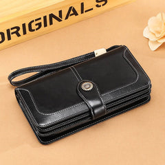 Ladies Long Clutch Handbag Black