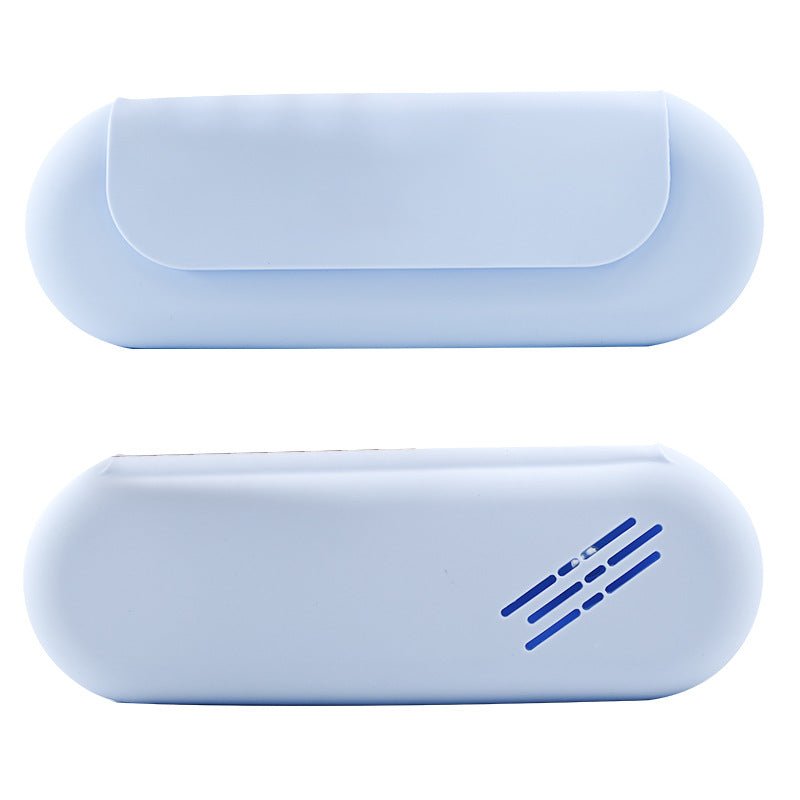 Ladies Stylish Large Capacity Waterproof Travel Companion Cosmetic Bag Blue