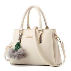 Lady Shoulder Diagonal Clutch Handbag White