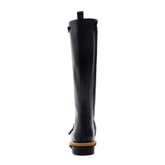 Leather boots Martin boots Black